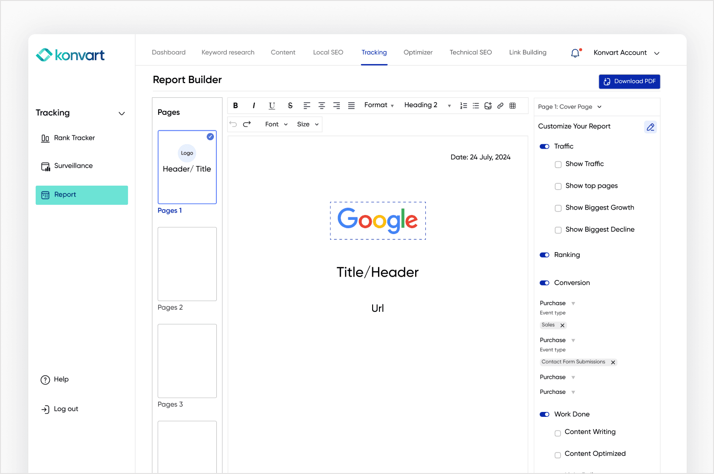 seo report